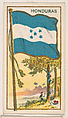 Flag of Honduras, from the Flag Caramels series (E15) for the American Caramel Company, American Caramel Company, Philadelphia American, Commercial color lithograph