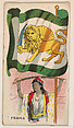 Flag of Persia, from the Flag Chewing Gum series (E16) for John H. Dockman & Son, John H. Dockman & Son, Baltimore  American, Commercial color lithograph