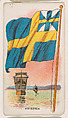 Flag of Sweden, from the Flag Chewing Gum series (E16) for John H. Dockman & Son, John H. Dockman & Son, Baltimore American, Commercial color lithograph