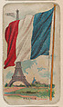 Flag of France, from the Flag Chewing Gum series (E16) for John H. Dockman & Son, John H. Dockman & Son, Baltimore  American, Commercial color lithograph