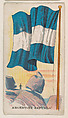 Flag of the Argentine Republic, from the Flag Chewing Gum series (E16) for John H. Dockman & Son, John H. Dockman & Son, Baltimore  American, Commercial color lithograph