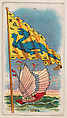 Flag of China, from the Flag Chewing Gum series (E16) for John H. Dockman & Son, John H. Dockman & Son, Baltimore  American, Commercial color lithograph