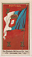 Flag of Portugal, from the Flags series (E17, Type A) for Breisch-Williams Co., Inc., The Breisch-Williams Co., Inc., Oxford, Pennsylvania  American, Commercial color lithograph