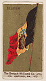 Flag of Belgium, from the Flags series (E17, Type A) for Breisch-Williams Co., Inc., The Breisch-Williams Co., Inc., Oxford, Pennsylvania  American, Commercial color lithograph