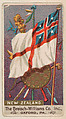 Flag of New Zealand, from the Flags series (E17, Type A) for Breisch-Williams Co., Inc., The Breisch-Williams Co., Inc., Oxford, Pennsylvania  American, Commercial color lithograph