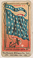 United States Jack Flag, Pennant U.S., from the Flags series (E17, Type A) for Breisch-Williams Co., Inc., The Breisch-Williams Co., Inc., Oxford, Pennsylvania  American, Commercial color lithograph