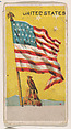Flag of the United States of America, from the Flags series (E17, Type C) for Danheiser Bros. & Co., Danheiser Bros. & Co., Chicago  American, Commercial color lithograph