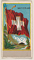 Flag of Switzerland, from the Flags series (E17, Type E) for The Dental Chewing Gum Co., The Dental Chewing Gum Co., Lynchburg, VA American, Commercial color lithograph