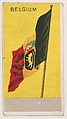 Flag of Belgium, from the Flags series (E17, Type E) for The Dental Chewing Gum Co., The Dental Chewing Gum Co., Lynchburg, VA American, Commercial color lithograph