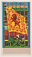 Flag of Scotland, from the Flags series (E17, Type E) for The Dental Chewing Gum Co., The Dental Chewing Gum Co., Lynchburg, VA American, Commercial color lithograph