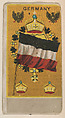 Flag of Germany, from the Flags series (E17, Type E) for The Dental Chewing Gum Co., The Dental Chewing Gum Co., Lynchburg, VA American, Commercial color lithograph