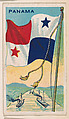Flag of Panama, from the Flags of All Nations series (E18, Type A) issued by Williams Caramel Company to promote Williams Caramel, The Williams Caramel Company, Oxford, Pennsylvania American, Commercial color lithograph