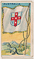 Flag of Australia, from the Flags of All Nations series (E18, Type A) issued by Williams Caramel Company to promote Williams Caramel, The Williams Caramel Company, Oxford, Pennsylvania American, Commercial color lithograph