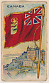 Flag of Canada, from the Flag Gum series (E18, Type C) issued by John H. Dockman & Son, John H. Dockman & Son, Baltimore  American, Commercial color lithograph