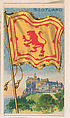 Flag of Scotland, from the Flagum series (E18, Type D) issued by the American Chewing Products Corp., American Chewing Products Corp., Newark, New Jersey  American, Commercial color lithograph
