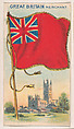 Merchant Flag of Great Britain, from the Flagum series (E18, Type D) issued by the American Chewing Products Corp., American Chewing Products Corp., Newark, New Jersey  American, Commercial color lithograph