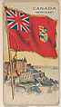 Merchant Flag of Canada, from the Flagum series (E18, Type D) issued by the American Chewing Products Corp., American Chewing Products Corp., Newark, New Jersey  American, Commercial color lithograph