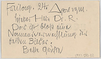 RCIN 6005372 - Letters and calling card relating to a potential
