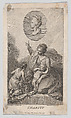 Charity, from L'Amico di fanciulli (Children's Friend), Francesco Bartolozzi  Italian, Etching and engraving; fourth state