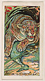 Puma or Mountain Lion, from the Menagerie Gum series (E26) for John H. Dockman & Son, John H. Dockman & Son, Baltimore  American, Commercial color lithograph