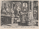 New Inventions of Modern Times [Nova Reperta], The Invention of Clockwork, plate 5, Theodoor Galle  Netherlandish, Engraving
