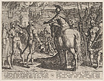 Plate 34: The Romans Burning the Dutch Countryside, from The War of the Romans Against the Batavians (Romanorvm et Batavorvm societas), Antonio Tempesta  Italian, Etching, first state of two, issue 1 (Bartsch)