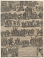 Triumph of a Roman Emperor (left side), Antonio Tempesta Italian, Etching
