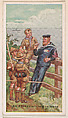 Card 2, An Appreciative Audience, from the Boy Scouts series (E41), issued by the Scout Gum Company or to promote Harlequin Taffy Candy, Scout Gum Company, Rochester, New York or American, Commercial color lithograph