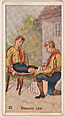 Card 23, Broken Leg, from the Boy Scouts series (E41), issued by the Scout Gum Company or to promote Harlequin Taffy Candy, Scout Gum Company, Rochester, New York or American, Commercial color lithograph
