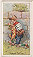 Card 25, Leaving the Sign, from the Boy Scouts series (E41), issued by the Scout Gum Company or to promote Harlequin Taffy Candy, Scout Gum Company, Rochester, New York or American, Commercial color lithograph