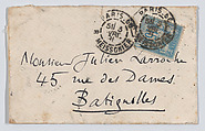 Henri de Toulouse-Lautrec, calling card envelope, Anonymous, Pen and ink