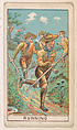 Running, from the Boy Scouts series (E42) for the Fisher Candy Co., Fisher Candy Co., Philadelphia  American, Commercial color lithograph