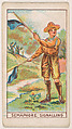 Semaphore Signalling, from the Boy Scouts series (E42) for the Fisher Candy Co., Fisher Candy Co., Philadelphia  American, Commercial color lithograph