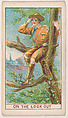 On the Look Out, from the Boy Scouts series (E42) for the Fisher Candy Co., Fisher Candy Co., Philadelphia  American, Commercial color lithograph