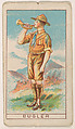 Bugler, from the Boy Scouts series (E42) for the Fisher Candy Co., Fisher Candy Co., Philadelphia  American, Commercial color lithograph