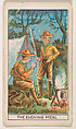 The Evening Meal, from the Boy Scouts series (E42) for the Fisher Candy Co., Fisher Candy Co., Philadelphia  American, Commercial color lithograph