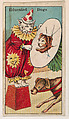 Educated Dogs, from The Circus series (E44) issued by Messer's Gum, Messer's Gum American, Commercial color lithograph