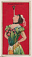 Sword Swallower, from The Circus series (E44) issued by Messer's Gum, Messer's Gum American, Commercial color lithograph
