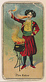 Fire Eater, from The Circus series (E44) issued by Messer's Gum, Messer's Gum American, Commercial color lithograph