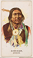 Striker, Apache, from the Indian Pictures series (E46) issued by The Philadelphia Caramel Company, Philadelphia Caramel Co., Camden, New Jersey  American, Commercial color lithograph