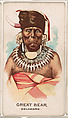 Great Bear, Delaware, from the Indian Pictures series (E46) issued by The Philadelphia Caramel Company, Philadelphia Caramel Co., Camden, New Jersey  American, Commercial color lithograph