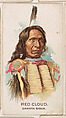 Red Cloud, Dakota Sioux, from the Indian Pictures series (E46) issued by The Philadelphia Caramel Company, Philadelphia Caramel Co., Camden, New Jersey  American, Commercial color lithograph