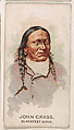John Grass, Blackfeet Sioux, from the Indian Pictures series (E46) issued by The Philadelphia Caramel Company, Philadelphia Caramel Co., Camden, New Jersey  American, Commercial color lithograph