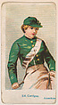 Ed Corrigan, American, from the Jockey Caramels series (E47) for the American Caramel Company, American Caramel Company, Philadelphia American, Commercial color lithograph