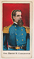General Henry B. Carrington, from the Wild West Gum series (E50) for John H. Dockman & Son, John H. Dockman & Son, Baltimore  American, Commercial color lithograph