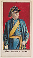 General Nelson A. Miles, from the Wild West Gum series (E50) for John H. Dockman & Son, John H. Dockman & Son, Baltimore  American, Commercial color lithograph