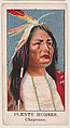 Plenty Horses, Cheyenne, from the Wild West Gum series (E50) for John H. Dockman & Son, John H. Dockman & Son, Baltimore  American, Commercial color lithograph