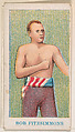 Bob Fitzsimmons, from the Prize Fighter Caramels series (E75) for the American Caramel Company, American Caramel Company, Philadelphia  American, Commercial color lithograph
