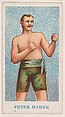 Peter Maher, from the Prize Fighter Caramels series (E75) for the American Caramel Company, American Caramel Company, Philadelphia  American, Commercial color lithograph