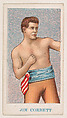 Jim Corbett, from the Prize Fighter Caramels series (E75) for the American Caramel Company, American Caramel Company, Philadelphia  American, Commercial color lithograph